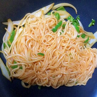 素麺ナポリタン。